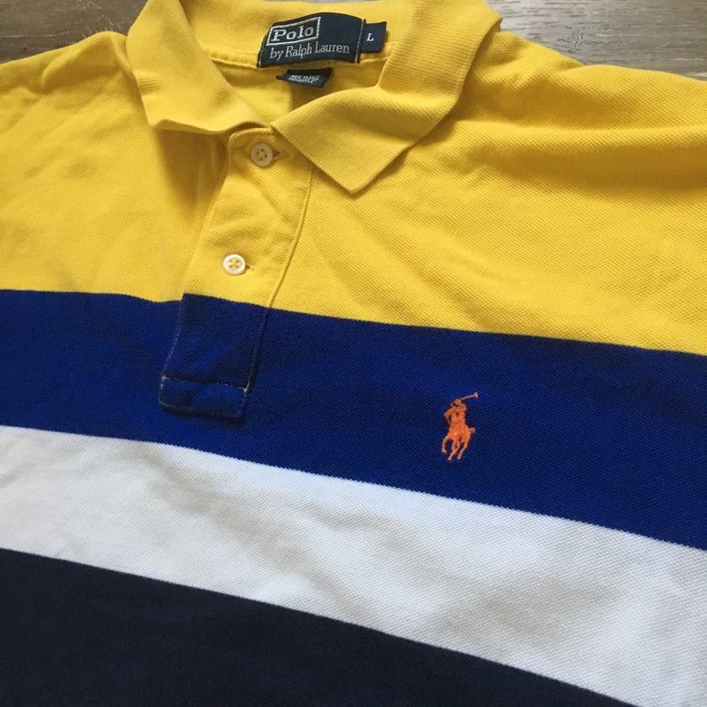 Vintage 90s Ralph Lauren Striped Polo